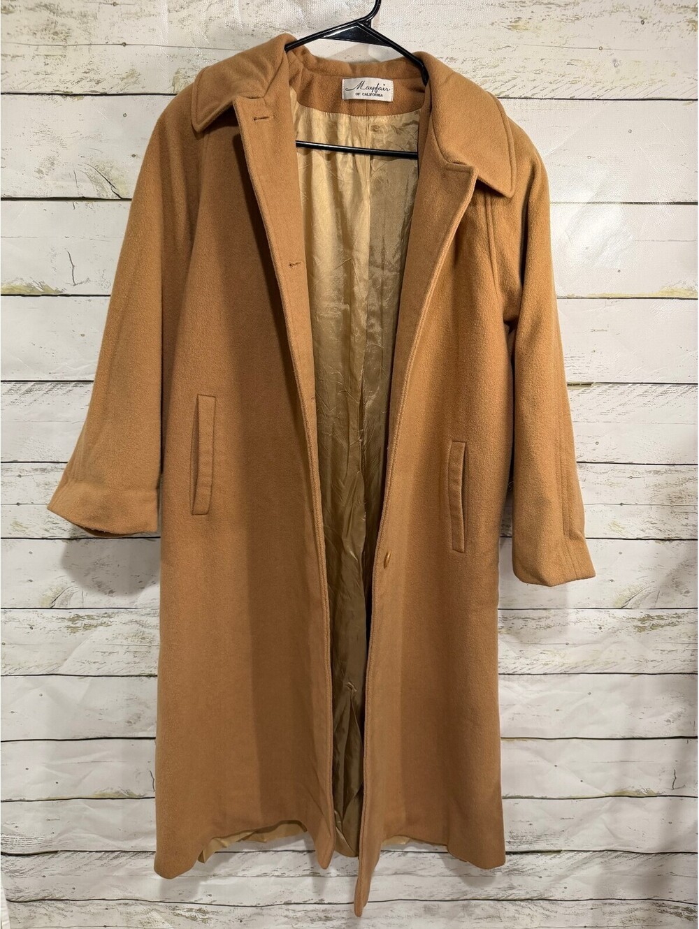 Vintage Mayfair of California Cashmere Blend Pea Coat